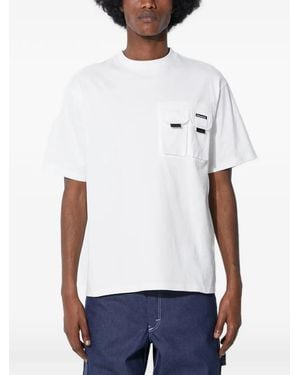 Manastash Disarmed Chest-Pocket T-Shirt - White