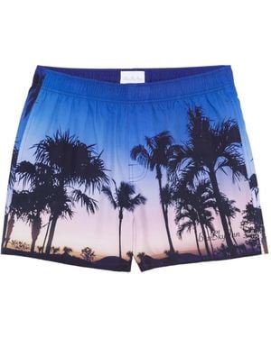 BLUE SKY INN Sunset Swim Shorts - Blue