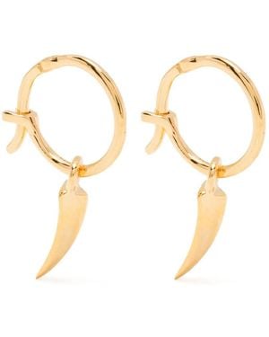 Missoma Orecchini Pendenti Claw - Bianco
