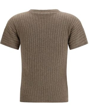 Loro Piana Coste Crewneck Jumper - Grey