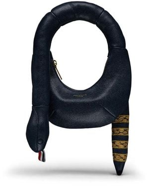Thom Browne Mini Snake Shoulder Bag - Blue
