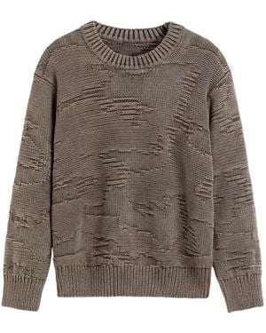 Oas Pino Crew-Neck Jumper - Brown