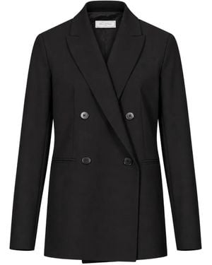 Antonelli Hime Double-Breasted Blazer - Black