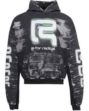 RRR123 Hoodie À Imprimé Graphique - Grey