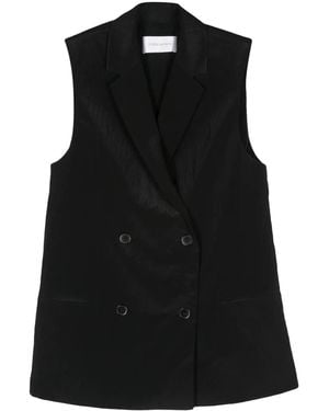 Christian Wijnants Jollo Double-Breasted Waistcoat - Black