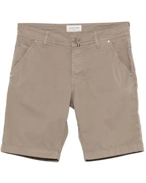 Jacob Cohen Logo-Patch Shorts - White
