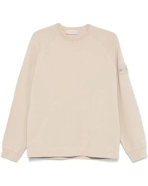 Stone Island コンパスバッジ スウェットシャツ - ナチュラル