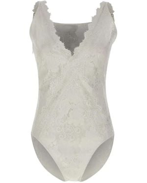 Herskind Johannes Lace-Trim Bodysuit - Grey