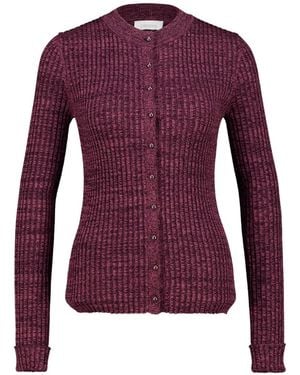 Rabanne Cárdigan Con Botones - Morado