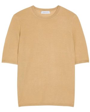 Gabriela Hearst T-Shirt mit Rundhalsausschnitt - Natur