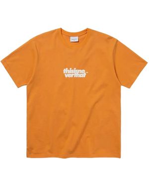 thisisneverthat Ol-Logo T-Shirt - Orange