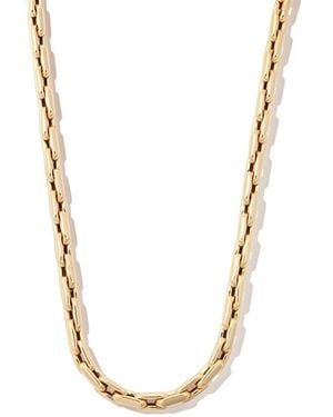 Lauren Rubinski 14Kt Chain-Link Necklace - Metallic