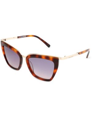 DSquared² Tortoiseshell-Effect Sunglasses - Pink