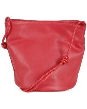 LA PISCINE Knot Detail Shoulder Bag - Red