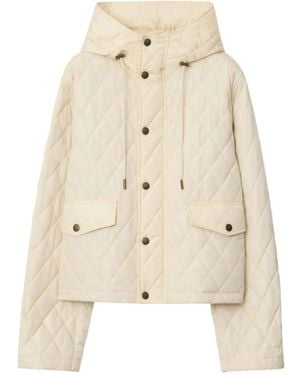 Burberry Giacca Crop Trapuntata - Neutro