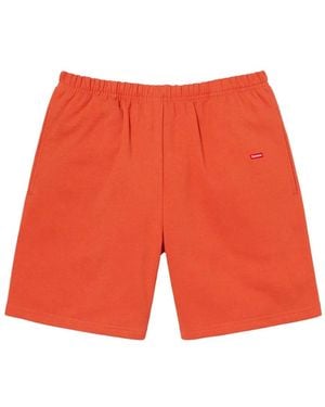 Supreme Shorts Sportivi Con Tasche Applicate - Rosso