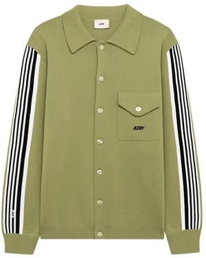 Autry Fine-Knit Cardigan - Green