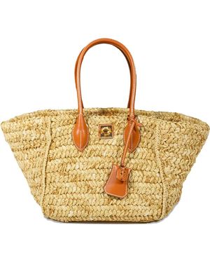 Ermanno Scervino Woven Tote Bag - Metallic