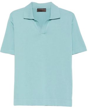 FILIPPO DE LAURENTIIS Short-Sleeved T-Shirt - Blue