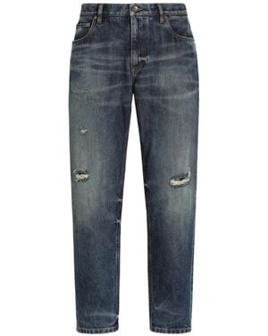 Dolce & Gabbana Denim Trousers - Blue