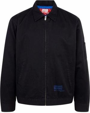 Supreme X Junya Watanabe Printed Work Jacket - Black
