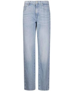 7 For All Mankind Tess Belt-Loops Jeans - Blue