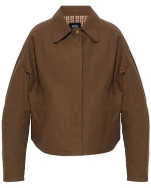 A.P.C. Cotton Jacket - Brown