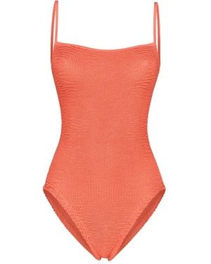 Paramidonna Marisia Square-Neck Swimsuit - Red