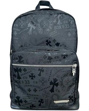 Chrome Hearts Stencil 7Th Grade Backpack - Blue