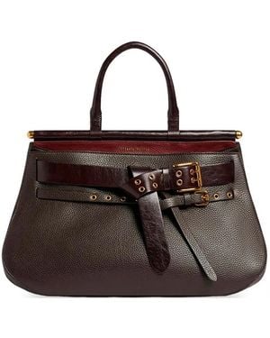 Antonio Marras Medium Tanit Buckled Tote Bag - Brown