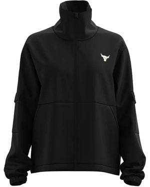 Under Armour Project Rock ハイネック ジャケット - ブラック