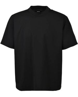 BREATH New Rich Silky Slim T-Shirt - Black