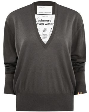 Extreme Cashmere Collin V-Neck Jumper - Grey