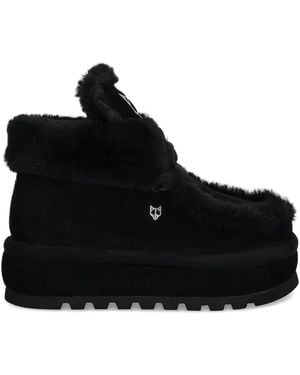 Naked Wolfe 60Mm Bambi Shearling Boots - Black