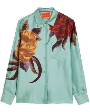 La DoubleJ Camisa Con Estampado Floral - Verde