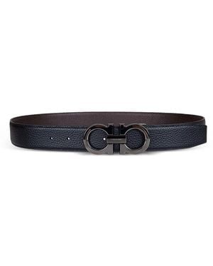 Ferragamo Gancini Belt - White