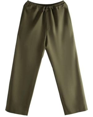 The Row Ari Trousers - Green