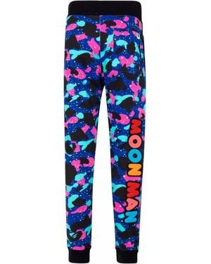 A Bathing Ape Pantaloni Sportivi X Kid Cudi - Blu