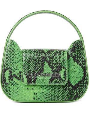 Simon Miller Bolso shopper de piel - Verde