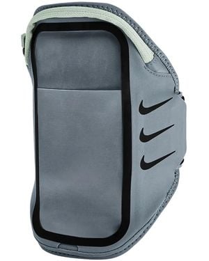 Nike Fascia Da Braccio Plus Con Tasca - Grigio
