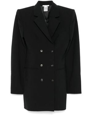 Nensi Dojaka Blazer Doppiopetto - Nero