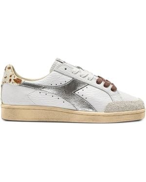 Diadora Logo-Detail Sneakers - White