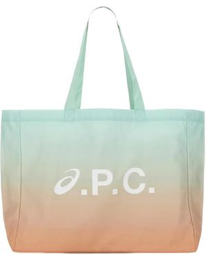 A.P.C. Diane Ombre Tote Bag - Blue