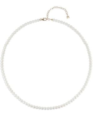 Mateo Pearl Beaded Choker - White
