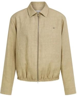 Ferragamo Linen Blouson - Natural