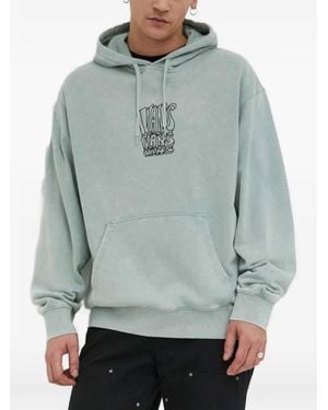 Vans Logo-Detail Hoodie - Gray