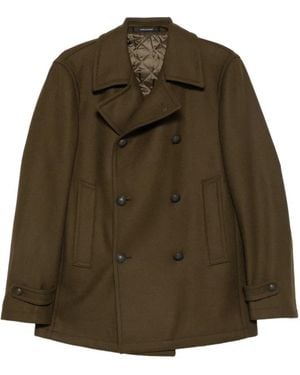 Tagliatore Double-Breasted Buttoned Jacket - Green