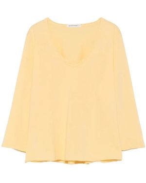 ANONYM APPAREL Lio V-Neck Top - Natural