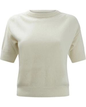Sa Su Phi Cashmere Top - White