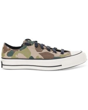 Converse Chuck 70 Archival Camouflage-Print Sneakers - White